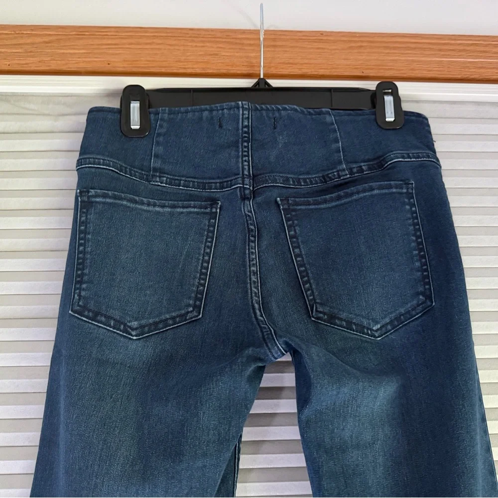 Free People Dark Blue High-Rise Jeggings